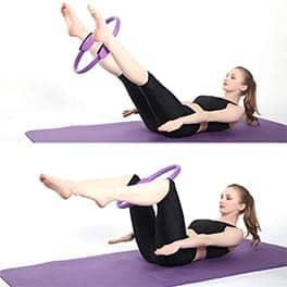 aro de pilates ejercicios